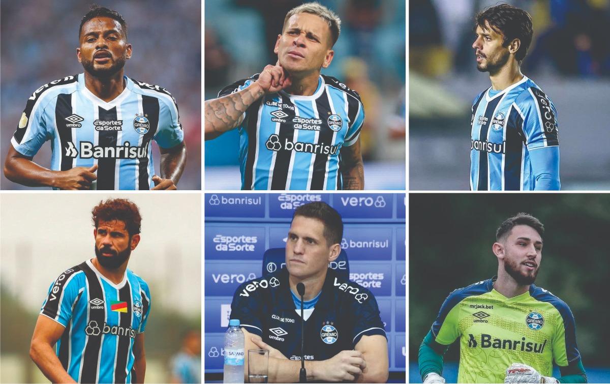 COMEÇAM AS ALTERAÇÕES NO ELENCO GREMISTA, COM DISPENSAS