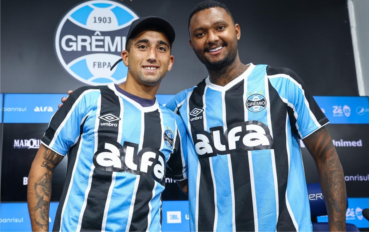 GRÊMIO APRESENTA ÚLTIMOS CONTRATADOS DA JANELA