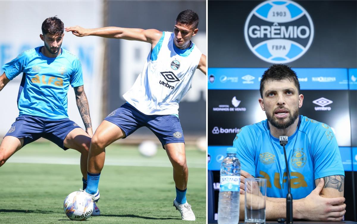 GRÊMIO TREINA E VOLPI PARTICIPA DE COLETIVA