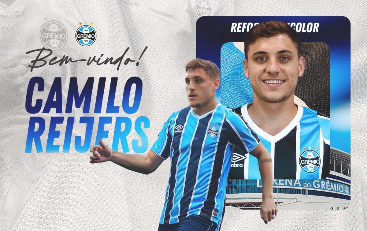 GRÊMIO ANUNCIA MEIO-CAMPISTA CAMILO REIJERS